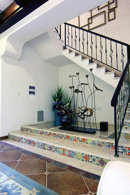 铭豪花苑151平米地中海风格3室2厅效果图台州装修椒江